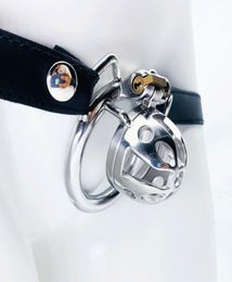 Massage FRRK31 Cock Cage Head Round Ring With Strap On Belt Male Metal Device For Men Adult Game Sex Toy7548503