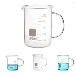 Measuring Tools 50/100/250/500/1000ml Capacity High Temperature Resistant Glass Scale Beaker Kitchen Laboratory Plastic Cup Flask