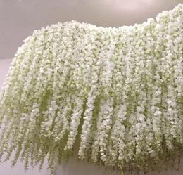Artificial Hydrangea Wisteria Flower For DIY Simulation Wedding Arch Rattan Wall Hanging Home Party Decoration Fake flower6547717