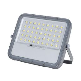 Solar Flood Lights 100W 200W 300W 400W Light Waterproof Aluminum White Rgb Floodlight For Garden Yard Garage Drop Delivery Lighting Re Dhf1V