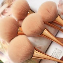 Makeup Brushes Single Brush Rose Gold Pink Goblet Loose Powder Honey Highlight Blush Beauty Tool