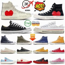 Anni '70 All 1970 Chuck Star Taylor 70 Platform Casual Casual Casual Classic Love Black Mens Women White White CDG Eyes Jam -Sole Triple congiuntamente nome con sede da donna Scarpe da donna