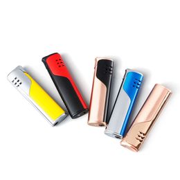 JOBON Refillable Butane Gas Unfilled Fancy Metal Wholesale Fashionized Cigar Cigarette Jet Flame Torch Lighter Fashion