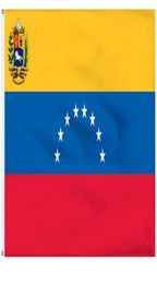 Venezuela Flag 3x5 Ft Bolivarian Republic of Venezuela VEN Country National Flag Made of Polyester FLying Hanging Any Custom Style5984342
