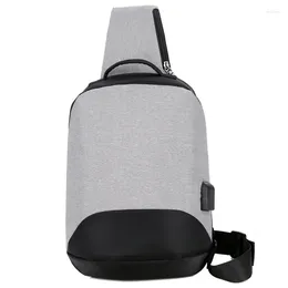 Waist Bags 2024 Spring Design Chest Pack Messenger Men's School Bag Modern Shoulder Unisex Crossbody
