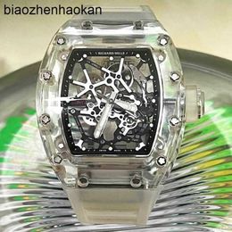 Milles Watch Richamills Watches Swiss Wristwatch Mechanical Rm035 Changed to Crystal Case Automatic Mechanical Mens Watch Name