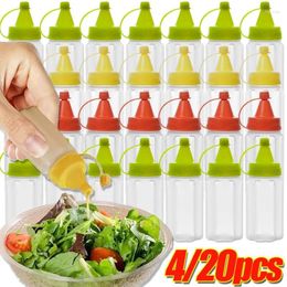 Storage Bottles 4/20PCS Mini Sauce Squeezing Portable Tomato Ketchup Honey Mustard Salad Container Reusable Kitchen Sets