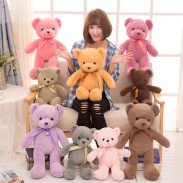 35cm teddy bear plush toy cute hug bear plush doll puppet cloth doll children's birthday Christmas gift manufacturer wholesale Free UPS