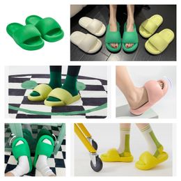 Slipper Luxury Designer Sandal Lady Slides platform wedge rainbows summer slippers for Women men ladies Rubber Beach