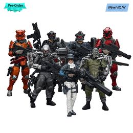 Pre-Order JOYTOY 1/18 Action Figure Army Builder Promotion Pack Figure25-31 Soldiers FigureMilitary Anime Model 240506