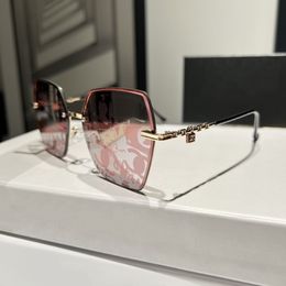 Luxury designer sunglasses for women classic Summer Fashion Style metal and Plank Frame eye glasses UV Protection Lens 2484
