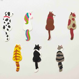 Fridge Magnets Creative Unicorn Cartoon Refrigerant Stickers for Cats Puppies and Animals Cartoon Magnet Decoration with Curvable Tails as Home Necessities WX