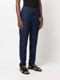 Pantaloni da uomo designer pantaloni a gamba conica per uomo per uomo casual pantalone blu navy