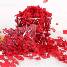 Decorative Flowers Wreaths 100pcs Colourful Love Romantic Warm Silk Rose Artificial Petals Wedding Flower Favours Decoration Roses Supplies rose craft