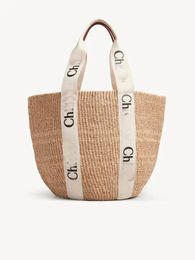 Luxury Designer Totes Bags Straw Tote Bag for Women - Summer Beach Bag Woven Handbags