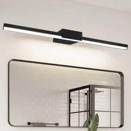 Wall Lamp Led Bathroom Vanity Light 40cm 55cm AC85 - 265V Indoor Modern Sconces Mirror Fixtures Black White