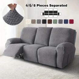 Linens Recliner Sofa Cover For Living Room Cheap Lazy Boy Relax Slipcover Protector Elastic Jacquard Armchair Chair Cover 1/2/3 Seater