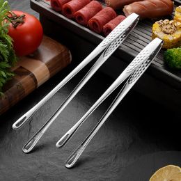 Accessories 2Pcs Kitchen Tongs Barbecue Grill Tongs Stainless Steel Cooking Tweezers Chef Food Meat Tongs Clip BBQ Tools Kitchen Accessories