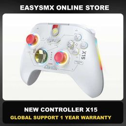 X15 wireless PC controller game board is compatible with Windows PCs laptops smartphones switches Hall effect 3D simulation sticks J240507