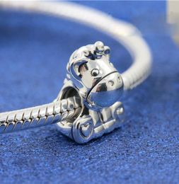 925 Sterling Silver Bruno the Unicorn Bead Fits European P Style Jewelry Charm Jewelry Bracelets9199503