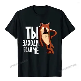 Men's T Shirts Ti Zahodi Esli Cho Funny Soviet Russian Cartoon T-Shirt Camisas Men Tops Tees Prevalent Leisure Cotton Top T-Shirts Casual