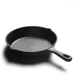 Pans Seasoned Cast Iron Griddle Kitchen Quality Pan Breakfast Wok Steak Egg Frying Pancake Pot Set