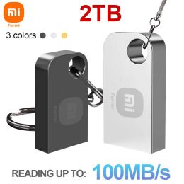 Adapter New 2024 Usb 3.0 Flash Drive 2TB Pendrive High Speed Pen Drive 1TB Metal Cle Waterproof 256GB Portable SSD Memoria For Laptop PC