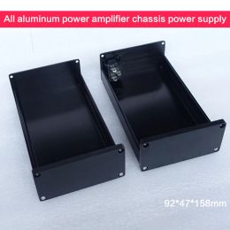 Amplifiers DIY Allaluminum Power Amplifier Chassis 0905 Amp Case Linear Power Shell Audio Box Small Amplifier Enclosure 92*47*158MM