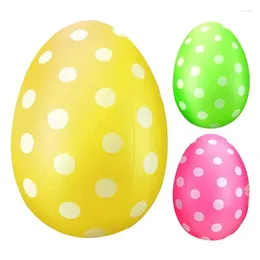 Party Decoration 16/24 Inch Giant Egg Easter Ornaments Cute Eggs Inflatable Outdoor Shape Decorations Happy Blowups For Home Decor