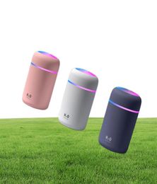 Portable Air Humidifier 300ml Ultrasonic Aroma Oil Diffuser USB Cool Mist Maker Purifier Aromatherapy for Car Home7459531