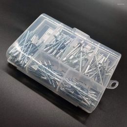 Storage Bags 180Pcs Nail Decoration Aluminium Blind Rivet Kits For Furniture Assortment Kit