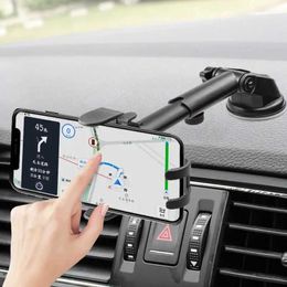 Cell Phone Mounts Holders Sucker Car Phone Holder Mount Stand Suction Cup Smartphone Mobile Cell Support in Car Bracket For iPhone Huawei