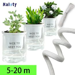 Decorations 4/5/6/8mm Self Watering Cotton Wick Cord Potted Plant Watering Planter Pot Automatic Slow Release Garden Drip Irrigation System