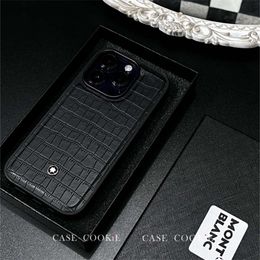 Crocodile Skin Pattern iPhone Leather Case Suitable for 15 Apple 14promax Phone Cases High end