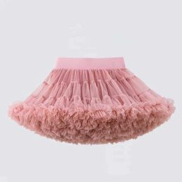 tutu Dress HOT Girls Tulle Skirt Baby Girl Clothes Tutu Pettiskirt Skirt Fashion Girl Clothes Princess Skirts Skirt for Girls Clothing d240507