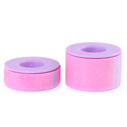 Eyelashes 10 Rolles Nonwoven Medical Silicone Gel Eyelash Tape Breathable Sensitive Resistant Pink under Eye Pad Eyelash Extension Tools