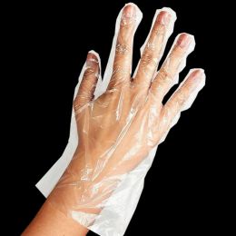 Gloves Disposable Gloves 100 Pcs Clear Food Ecofriendly Glove for Kitchen Cooking Supplies Restaurant Cleaning Film Gloves