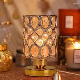 Table Lamps Incense Burner Fragrance Lamp Essential Oil Plug-in Household Aroma Wax Melting Bedroom Creative Diffuser