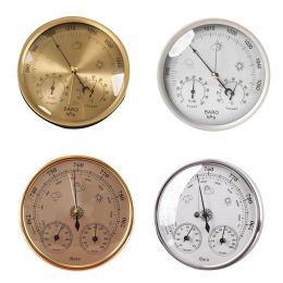 Gauges Wall Mount Household Barometer Thermometer Hygrometer Probe Temperature