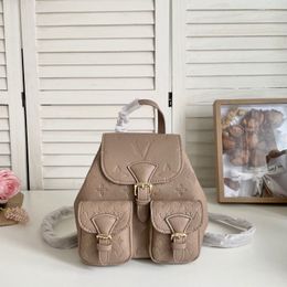 Neuer Stil Rucksack Montsouris BB Rucksack echtes Leder -Design Schoolbag Designertasche Louiseviutionbag Bags