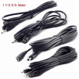 NEW DC Extension Cable 1M 1.5M 3M 5M 3.5mm x 1.35mm Female to Male Plug for 5V 2A Power Adapter Cord Home CCTV Camera LED Strip