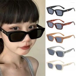 Sunglasses Women Rectangle Retro Driving Glasses 90s Vintage Fashion Narrow Square Frame UV400 Protection Eyeglasses