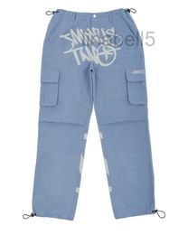 Pantaloni da uomo Cargo Casual High Street Minus harajuku Shorts roccia dritta gamba larga pantalone streetwear pantalone retrò stree237y oitb