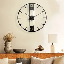 Wall Clocks Clock Iron Rivet Scale Creative Silent