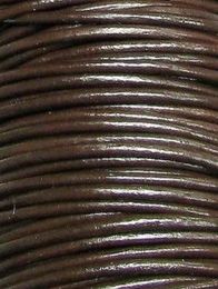 Whole 2mm Coffee shiping Genuine Round 100 COW Real Leather Jewellery Cord DIY String For Bracelet Necklace9205397
