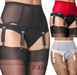 Yago z013 large underwear sexy mesh adjustable buckle garter belt4597021