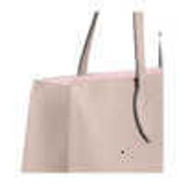 Motorcycle Bags Women's Lockme Grey Pink Grained Cowhide Shopping Bag M57346