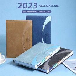 Calendar A5 2023 365 Days Planner Notebook Calendar Notepad Daily Weekly Yearly Agenda Notebook School Stationery Supplies English