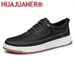 Casual Shoes Design Genuine Leather Mens All Season Lace Up Men Sneakers Outdoor Walking Sport For Skate