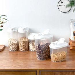 Storage Bottles Case Tank Cereal Holder Dry Organizer Household Sealed Can Kitchen Supplies Grain Box Flour Saving Bucket